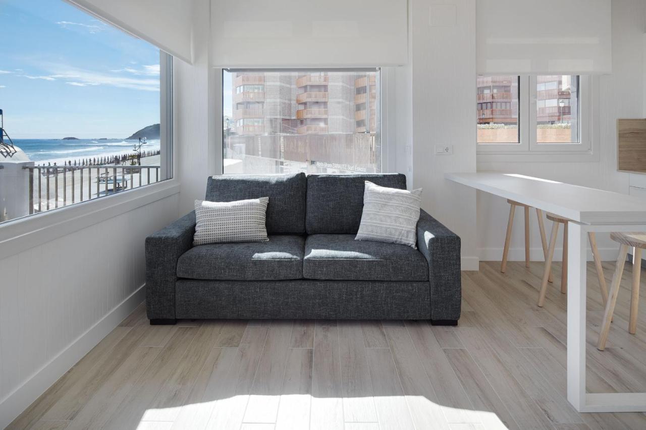 Apartamentos Egona Zarautz Sobre El Mar Kültér fotó