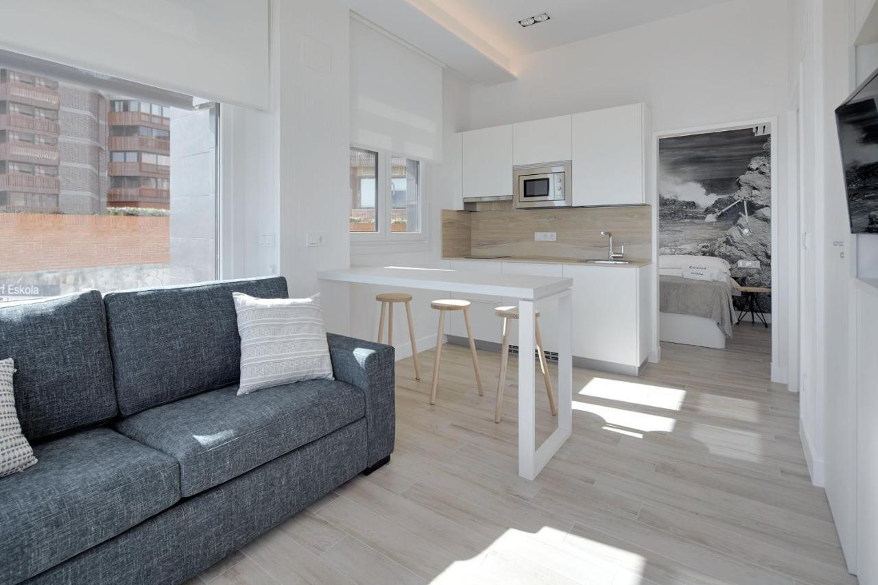 Apartamentos Egona Zarautz Sobre El Mar Kültér fotó