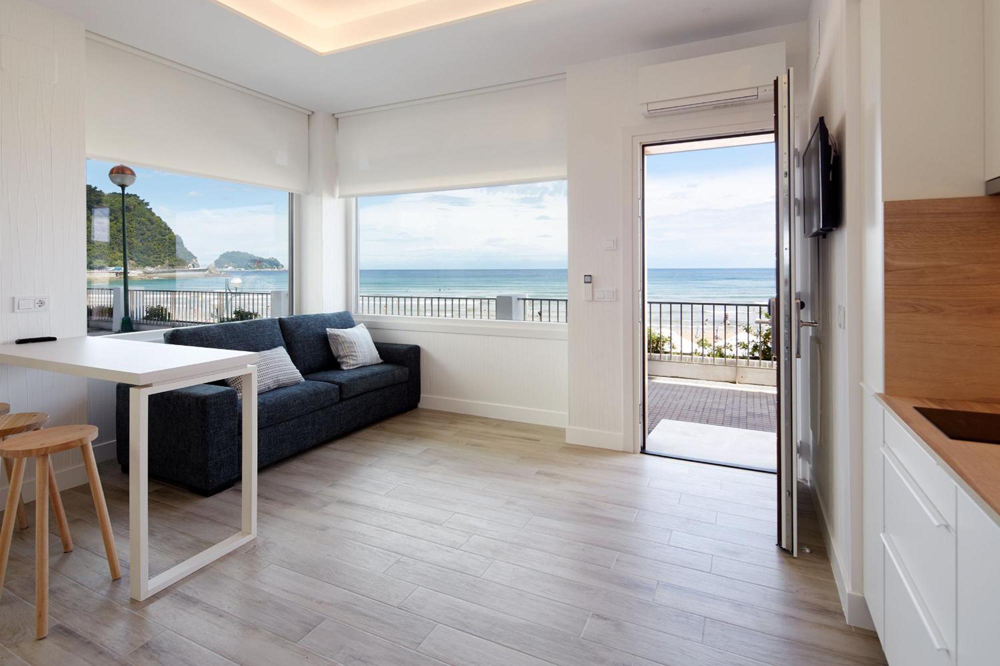 Apartamentos Egona Zarautz Sobre El Mar Kültér fotó